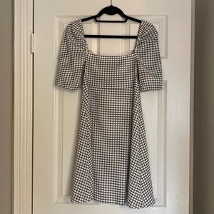 Black and white dress